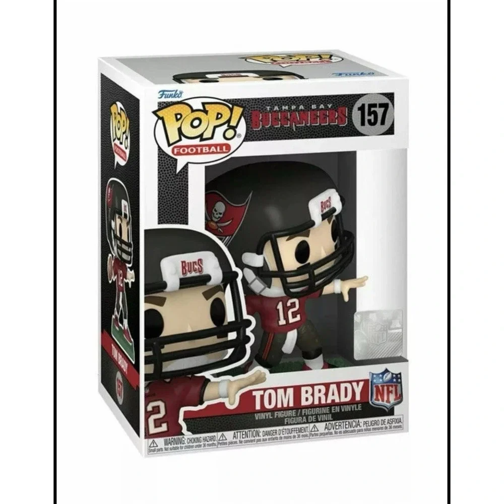 Funko Pop Football NFL Tampa Bay Buccaneers Tom Brady #157 Vinyl Figure NIB